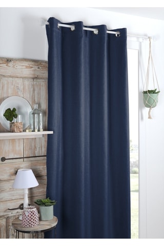 Cortina Copenhague - Azul-marinho - 140 x 260 cm