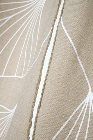 Cortinado Nova - Bege e branco - 140 x 260 cm