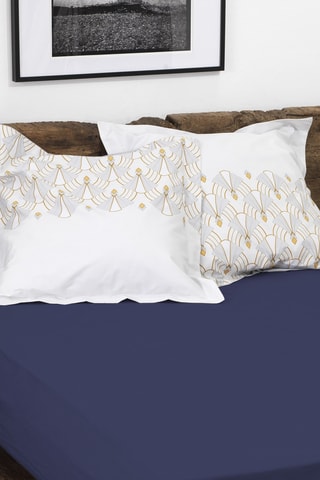 2 lençóis-capa - Azul