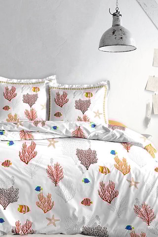 Conjunto de edredão - Coral