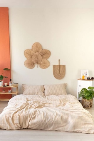 Conjunto de edredão Ranforce King Quilt - Bege