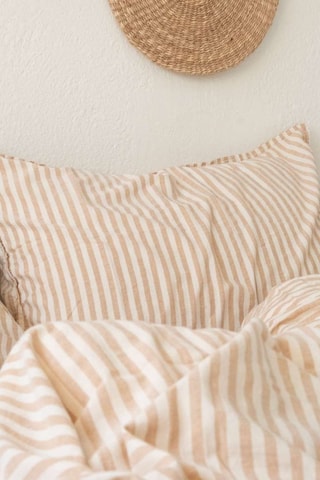 Conjunto de edredão Ranforce King Quilt - Bege