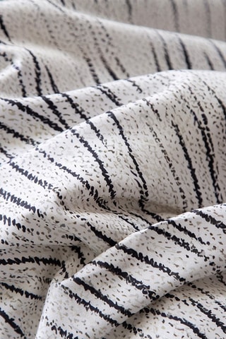 Conjunto de edredão em cetim de algodão Galaxy 83 fios/cm² - Cinzento e preto