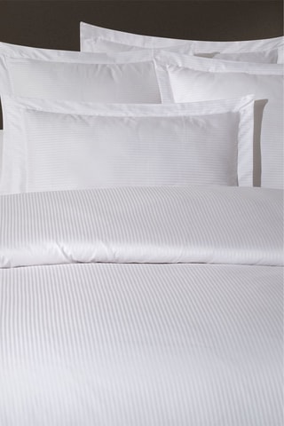 Fronha de travesseiro STR em cetim de algodão 125 fios/cm² - Branco