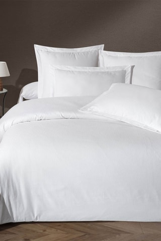 Fronha de travesseiro STR em cetim de algodão 125 fios/cm² - Branco