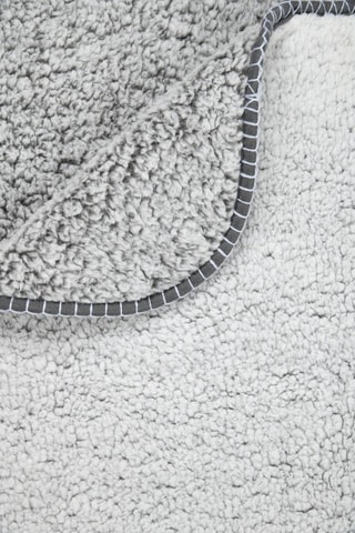 Manta - Branco e cinzento - 130 x 160 cm