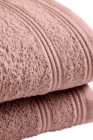 2 toalhas - Rosa-velho - 30 x 50 cm