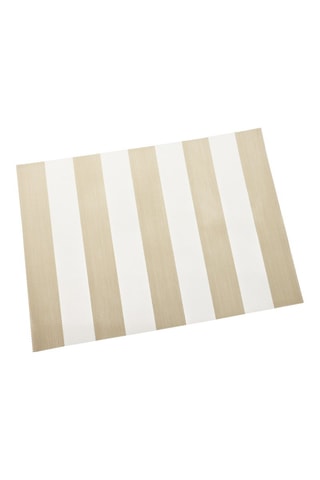 6 individuais de mesa - Bege - 45 x 30 cm