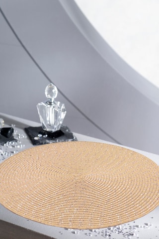 6 individuais de mesa - Bege - 38  x 38 cm