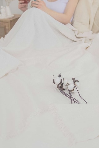 Colcha Double pique - Creme