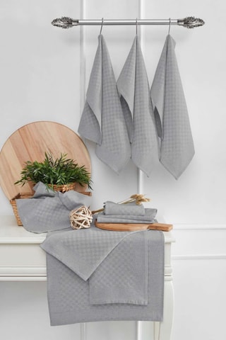 10 panos - Cinzento escuro