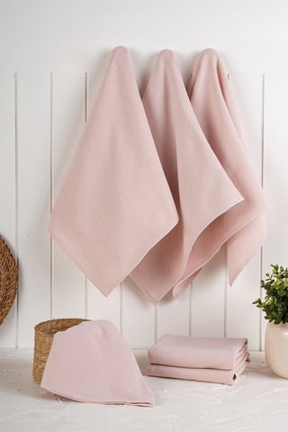 6 panos - Rosa-claro