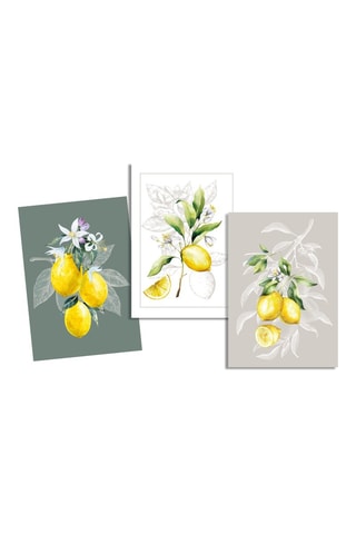 3 panos Lemon - amarelo