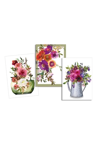 3 panos Anémone - Branco