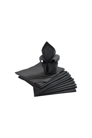 12 guardanapos de mesa quadrados Arc En Ciel - Antracite