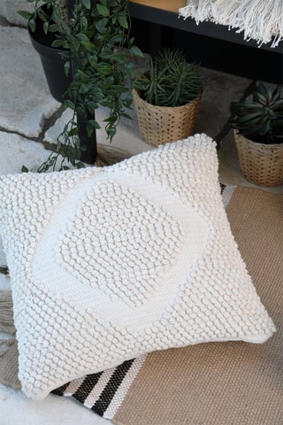 Almofada Meriades - Cru - 45 x 45 cm