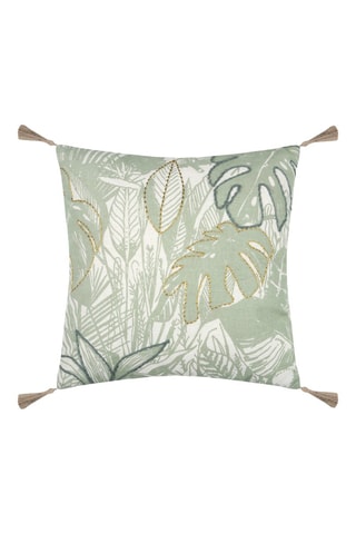 Almofada Botanys - Verde e bege - 40 x 40 cm