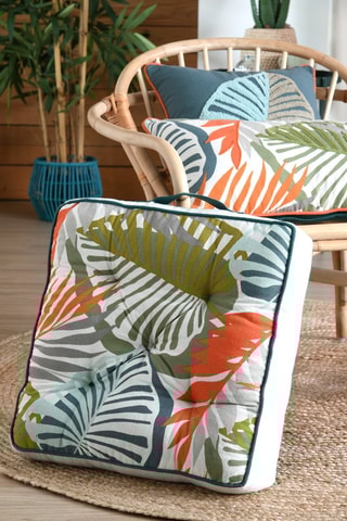 Almofada de chão Kentia - multicores - 45 x 45 x 10 cm