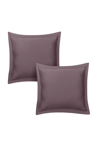 2 fronhas em algodão - 83 fios/cm² - Toupeira - 63 x 63 cm