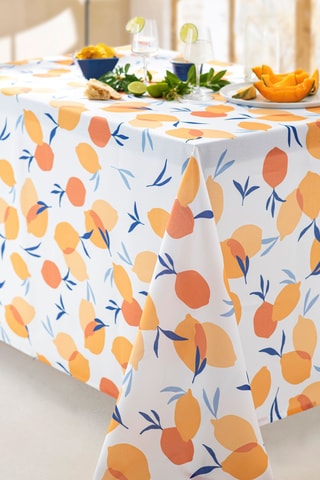 Toalha de mesa retangular - Amarelo - 140 x 250 cm