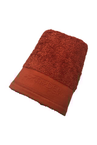 Toalha de duche grande - Vermelho-tijolo - 70 x 140 cm