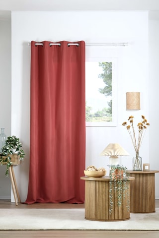 Cortina - Vermelho-tijolo - 135 x 240 cm