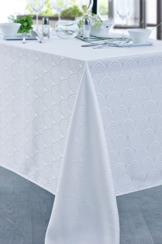 Toalha redonda - Branco - 180 cm