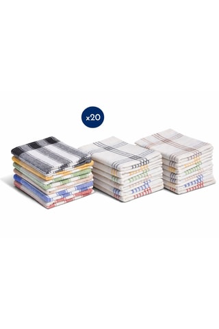 20 panos - Branco - 50 x 70 cm