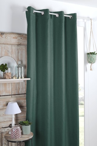 Cortina - Verde-escuro - 140 x 260 cm