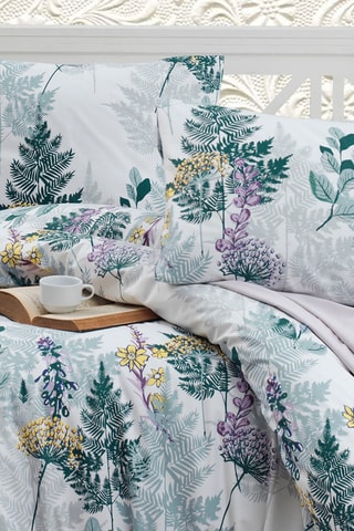 Conjunto de edredão em algodão 57 fios/cm² - Branco