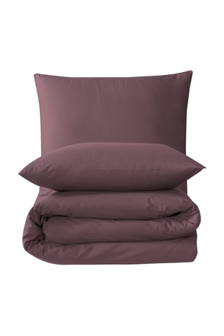 Conjunto de edredão em algodão 57 fios/cm² - Malva