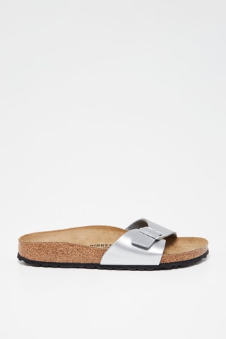 Muiltjes Madrid - Zilverkleurig - Smal