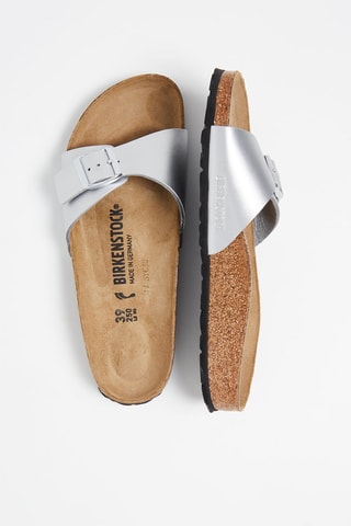 Muiltjes Madrid - Zilverkleurig - Smal