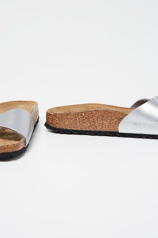 Muiltjes Madrid - Zilverkleurig - Smal