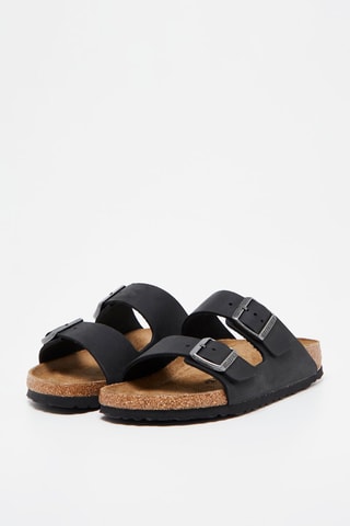 Leren Muiltjes Arizona - Zwart - Smal