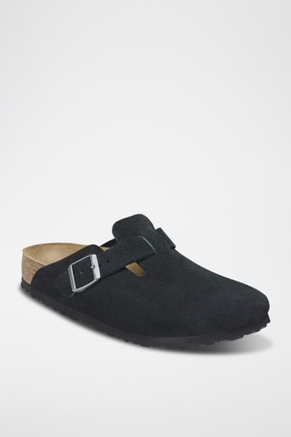 Leren Clogs Boston - Zwart
