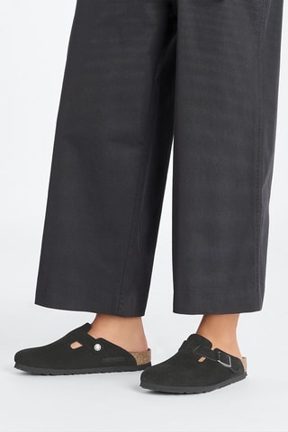 Leren Clogs Boston - Zwart