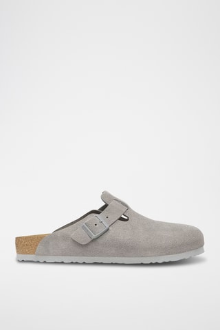 Leren Clogs Boston - Grijs