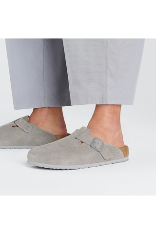 Leren Clogs Boston - Grijs