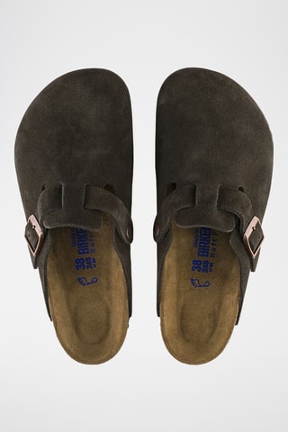 Leren Clogs Boston - Bruin