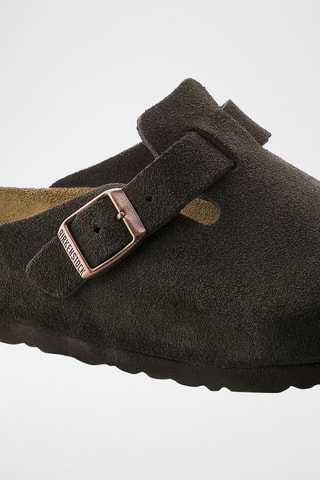 Leren Clogs Boston - Bruin