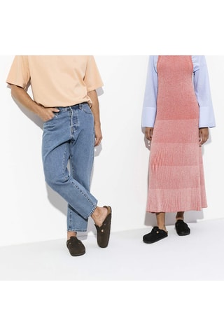 Leren Clogs Boston - Bruin