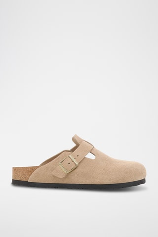 Leren Clogs Boston - Beige