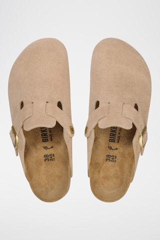 Leren Clogs Boston - Beige