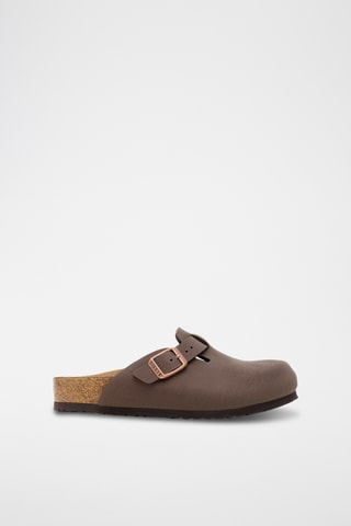 Leren Clogs Boston - Bruin