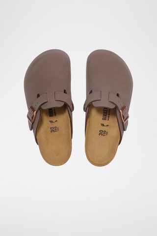 Leren Clogs Boston - Bruin