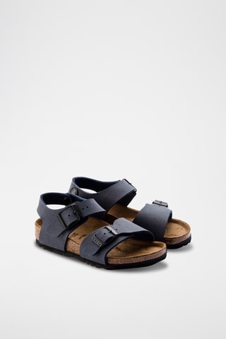 Leren Sandalen New York - Marineblauw