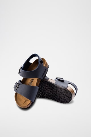 Leren Sandalen New York - Marineblauw