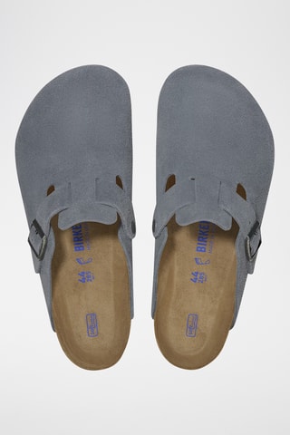 Leren Clogs Boston - Grijs