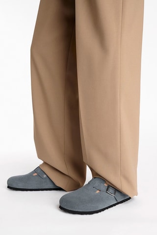 Leren Clogs Boston - Grijs